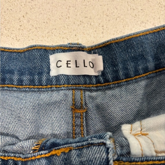Cello Distressed Denim Jeans, Size 7 - Picture 2 of 8